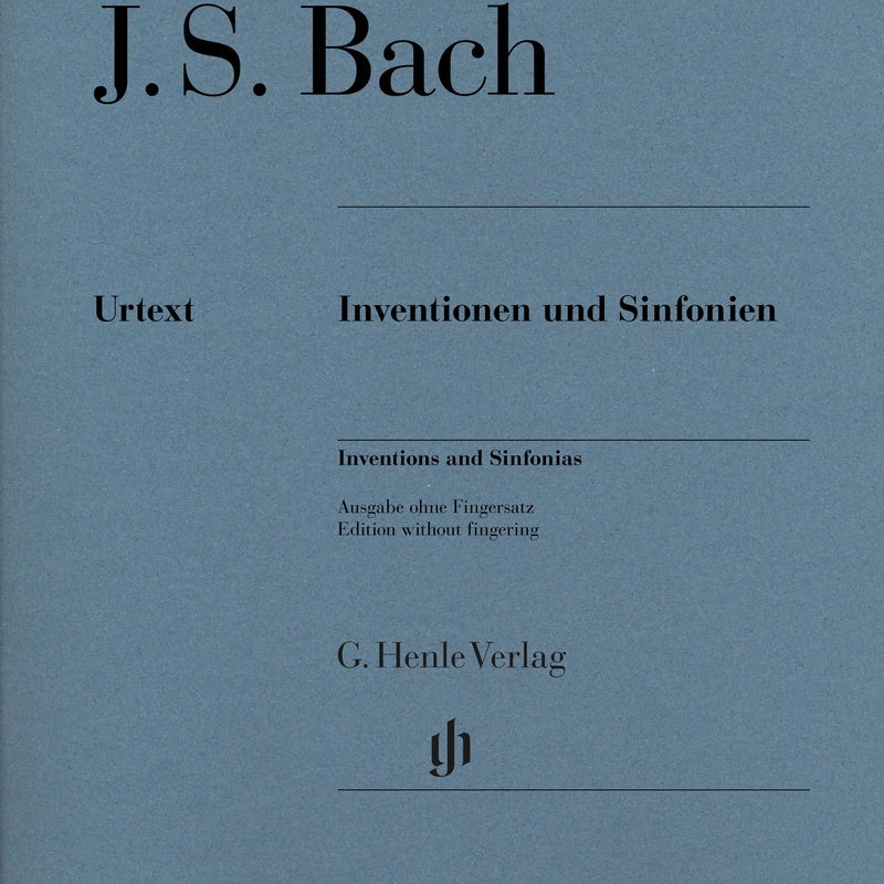 Bach Two and Three Part Inventions Henle Urtext