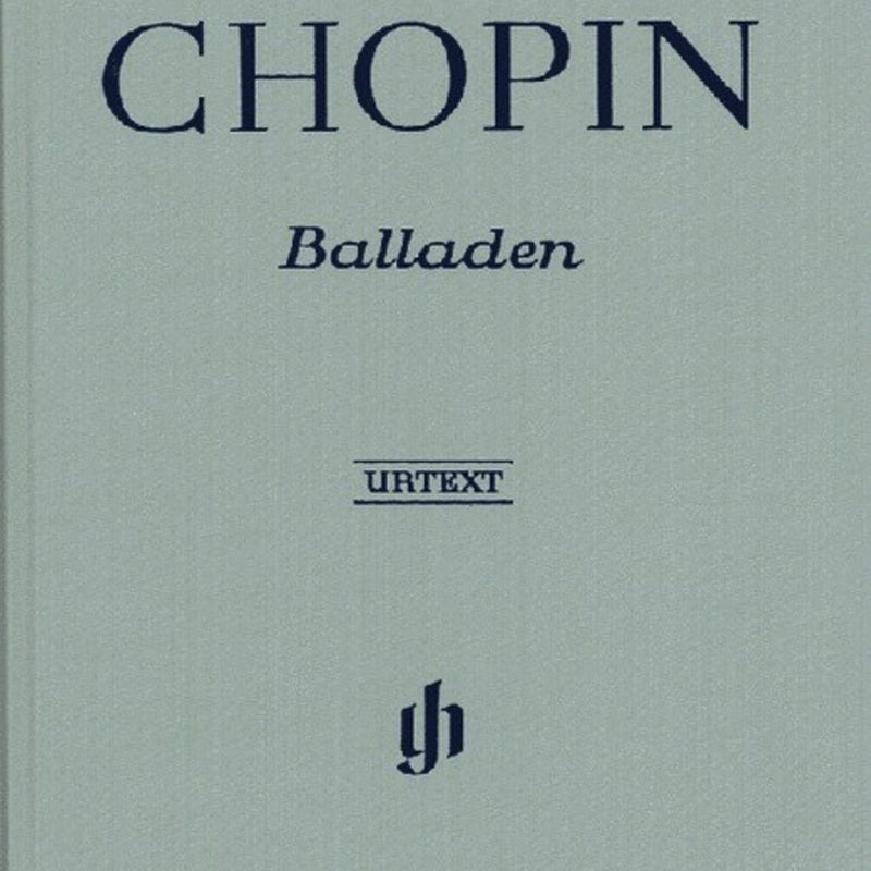 Chopin Four Ballades Henle Urtext Edition