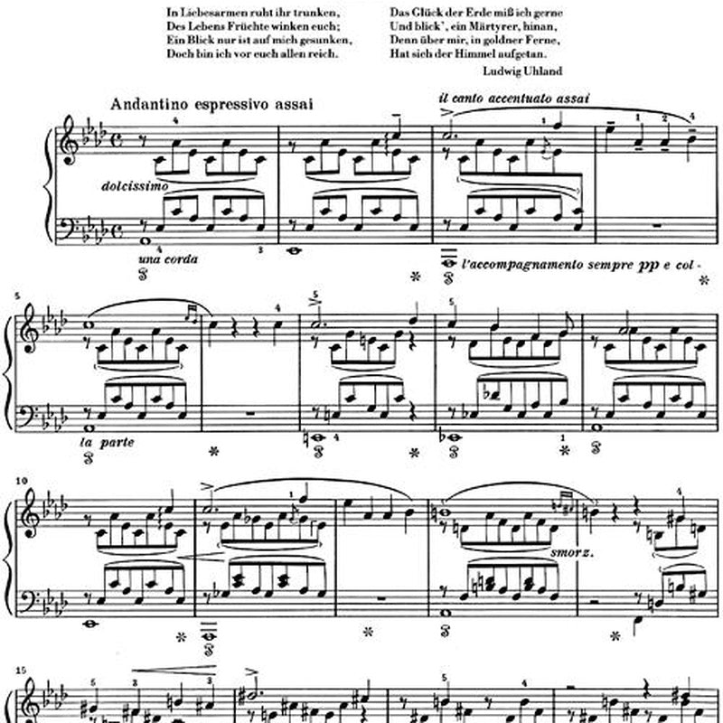 Liszt Consolations and Liebesträume Henle Urtext