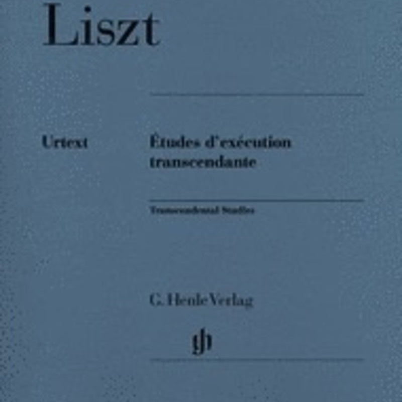 Liszt Transcendental Etudes Henle Urtext