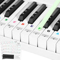 Removable Piano Key Note Sticker Set