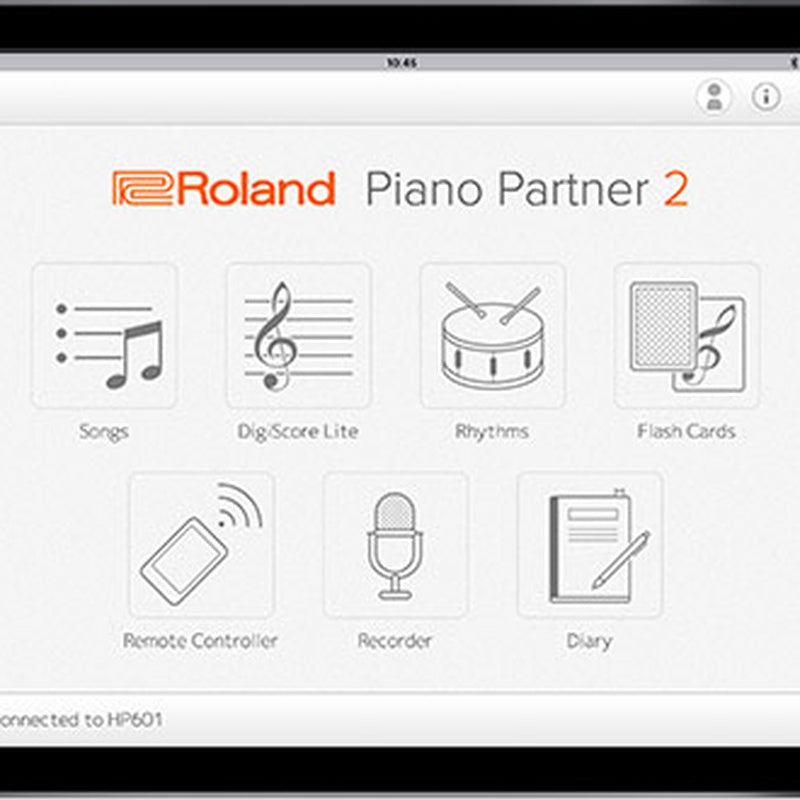 Roland Piano Partner 2 App Bundle Subscription