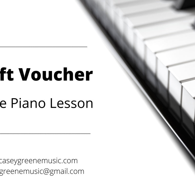 Sonata House Piano Lesson Gift Voucher £100