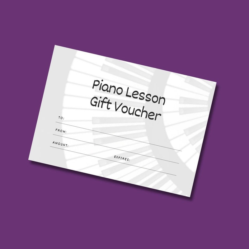 Sonata House Piano Lesson Gift Voucher £50
